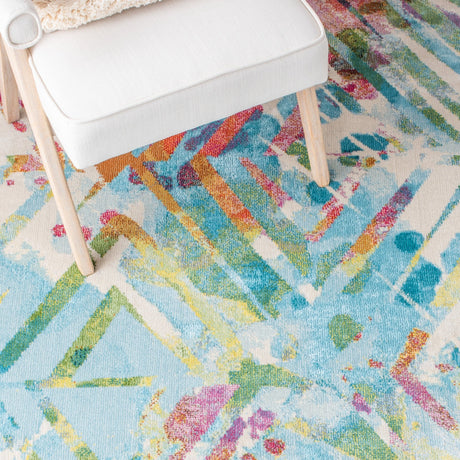 Safavieh Lillian Lln374C Ivory/Light Blue Rugs - Safavieh - lln374c - 7r