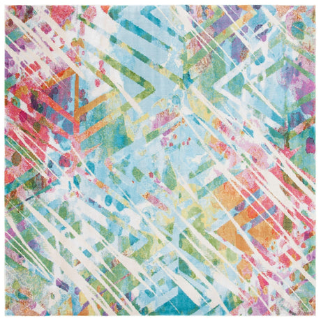 Safavieh Lillian Lln374C Ivory/Light Blue Rugs - Safavieh - lln374c - 7sq