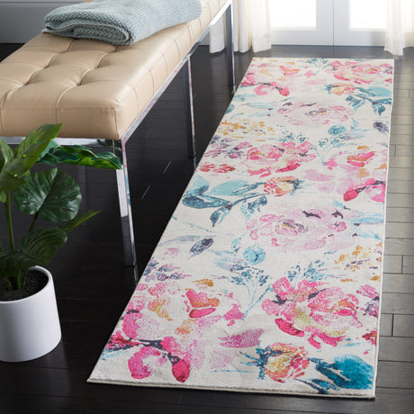 Safavieh Lillian Lln376A Ivory/Rose Rugs - Safavieh - lln376a - 7r