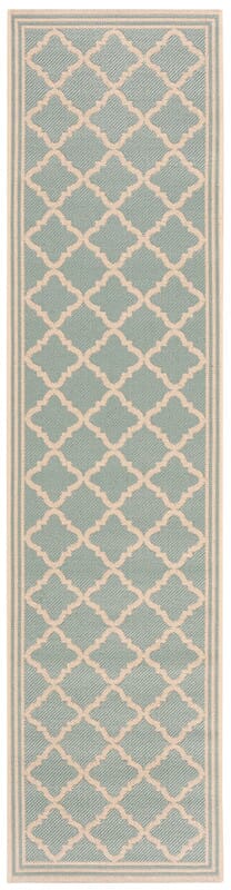 Safavieh Linden Lnd121K Aqua / Cream Rugs - Safavieh - lnd121k - 28