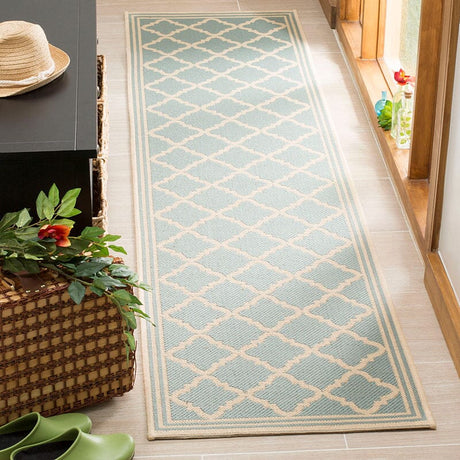 Safavieh Linden Lnd121K Aqua / Cream Rugs - Safavieh - lnd121k - 6sq