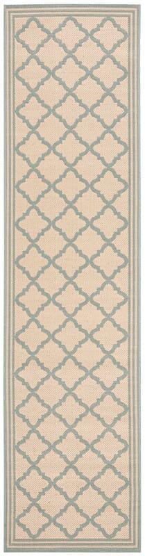 Safavieh Linden Lnd121L Cream / Aqua Rugs - Safavieh - lnd121l - 28