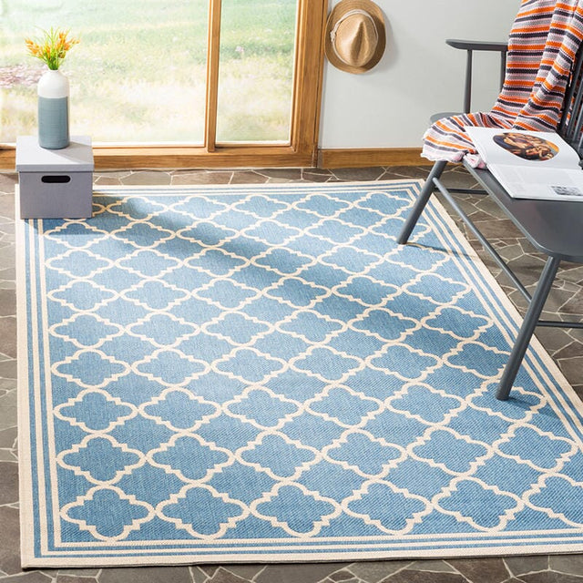 Safavieh Linden Lnd121M Blue / Creme Rugs - Safavieh - lnd121m - 4