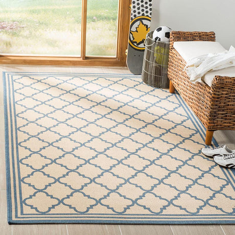 Safavieh Linden Lnd121N Cream / Blue Rugs - Safavieh - lnd121n - 4