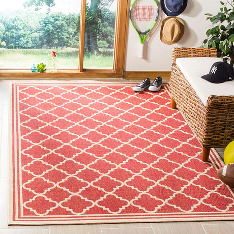 Safavieh Linden Lnd121Q Red / Creme Rugs - Safavieh - lnd121q - 4