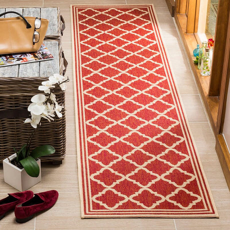 Safavieh Linden Lnd121Q Red / Creme Rugs - Safavieh - lnd121q - 6sq