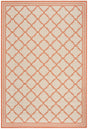 Safavieh Linden Lnd121R Cream / Rust Rugs - Safavieh - lnd121r - 4