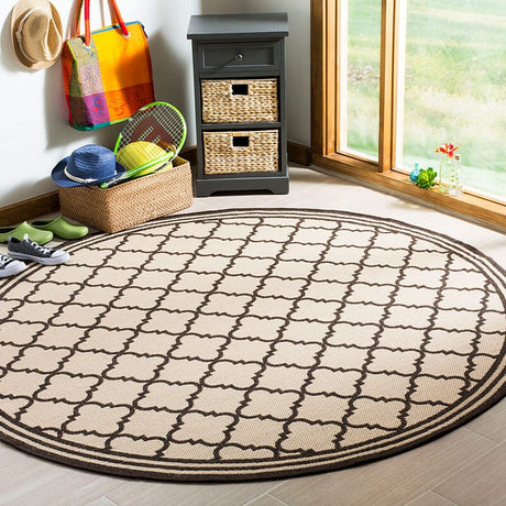 Safavieh Linden Lnd121U Creme / Brown Rugs - Safavieh - lnd121u - 6sq