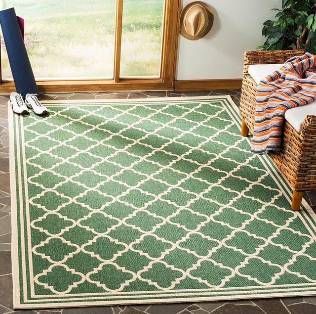 Safavieh Linden Lnd121Y Green / Creme Rugs - Safavieh - lnd121y - 4