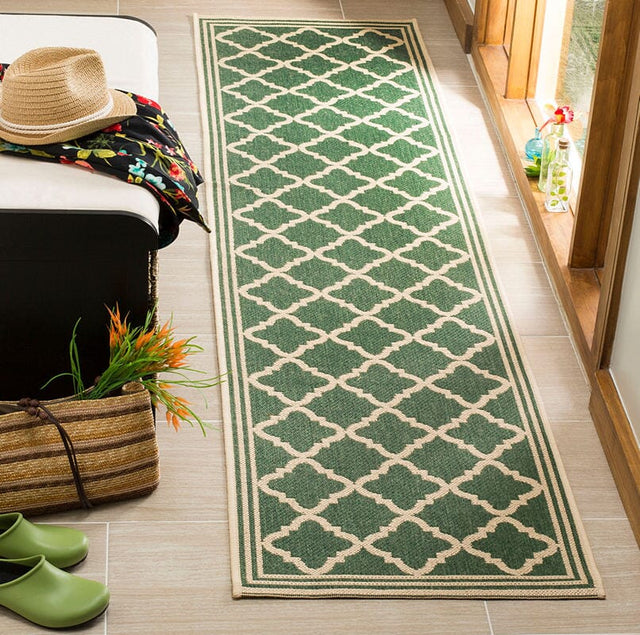 Safavieh Linden Lnd121Y Green / Creme Rugs - Safavieh - lnd121y - 6r