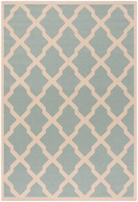 Safavieh Linden Lnd122K Aqua / Cream Rugs - Safavieh - lnd122k - 4