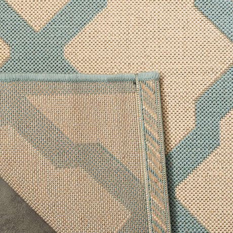 Safavieh Linden Lnd122L Cream / Aqua Rugs - Safavieh - lnd122l - 4