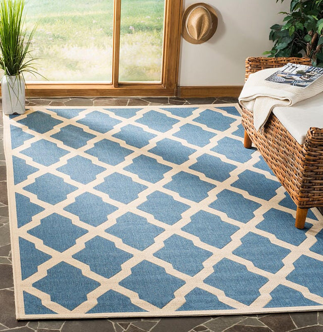 Safavieh Linden Lnd122M Blue/Creme Rug - Safavieh - lnd122m - 6r