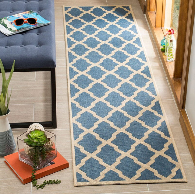 Safavieh Linden Lnd122M Blue/Creme Rug - Safavieh - lnd122m - 6sq