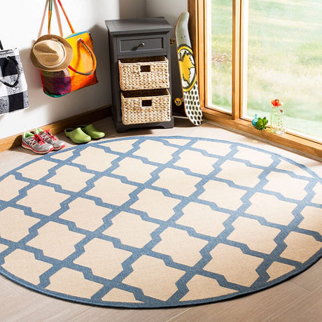 Safavieh Linden Lnd122N Cream / Blue Rugs - Safavieh - lnd122n - 6sq