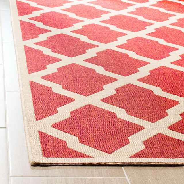 Safavieh Linden Lnd122Q Red / Creme Rugs - Safavieh - lnd122q - 4