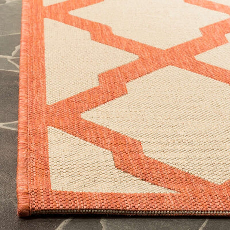 Safavieh Linden Lnd122R Cream / Rust Rugs - Safavieh - lnd122r - 4