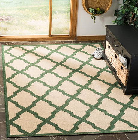 Safavieh Linden Lnd122W Cream / Green Rugs - Safavieh - lnd122w - 4