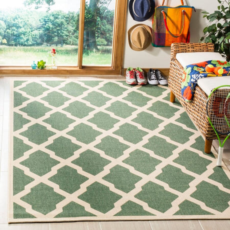 Safavieh Linden Lnd122Y Green / Creme Rugs - Safavieh - lnd122y - 4