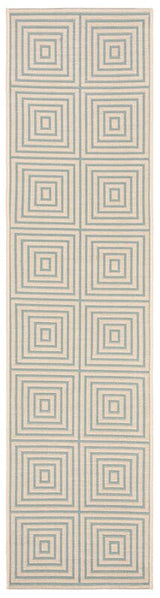 Safavieh Linden Lnd123L Cream / Aqua Rugs - Safavieh - lnd123l - 28