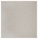 Safavieh Linden Lnd123N Cream / Blue Rugs - Safavieh - lnd123n - 6sq