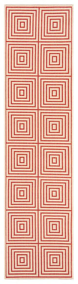 Safavieh Linden Lnd123Q Red / Creme Rugs - Safavieh - lnd123q - 28