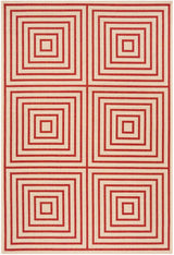 Safavieh Linden Lnd123Q Red / Creme Rugs - Safavieh - lnd123q - 4