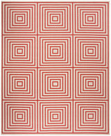 Safavieh Linden Lnd123Q Red / Creme Rugs - Safavieh - lnd123q - 6r