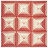 Safavieh Linden Lnd123Q Red / Creme Rugs - Safavieh - lnd123q - 6sq