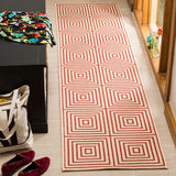Safavieh Linden Lnd123Q Red / Creme Rugs - Safavieh - lnd123q - 6sq