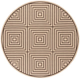 Safavieh Linden Lnd123U Creme / Brown Rugs - Safavieh - lnd123u - 6r