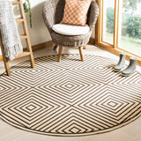 Safavieh Linden Lnd123U Creme / Brown Rugs - Safavieh - lnd123u - 6sq