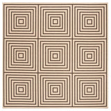 Safavieh Linden Lnd123U Creme / Brown Rugs - Safavieh - lnd123u - 6sq