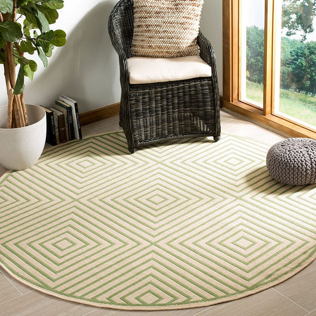 Safavieh Linden Lnd123V Cream / Olive Rugs - Safavieh - lnd123v - 6sq
