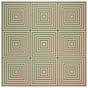 Safavieh Linden Lnd123W Cream / Green Rugs - Safavieh - lnd123w - 6sq