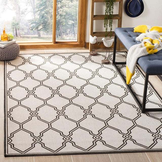 Safavieh Linden Lnd124A Light Grey / Charcoal Rugs - Safavieh - lnd124a - 4