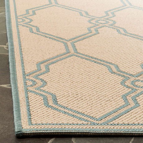 Safavieh Linden Lnd124L Cream / Aqua Rugs - Safavieh - lnd124l - 4