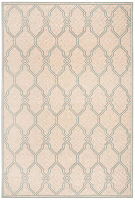 Safavieh Linden Lnd124L Cream / Aqua Rugs - Safavieh - lnd124l - 4