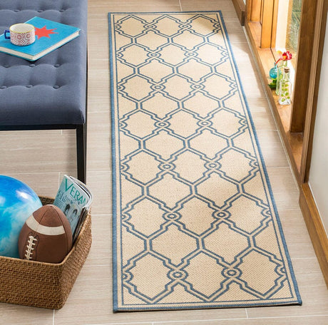 Safavieh Linden Lnd124N Cream / Blue Rugs - Safavieh - lnd124n - 6sq