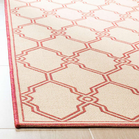 Safavieh Linden Lnd124Q Red / Creme Rugs - Safavieh - lnd124q - 4