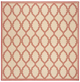 Safavieh Linden Lnd124Q Red / Creme Rugs - Safavieh - lnd124q - 6sq