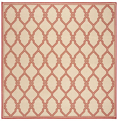 Safavieh Linden Lnd124Q Red / Creme Rugs - Safavieh - lnd124q - 6sq