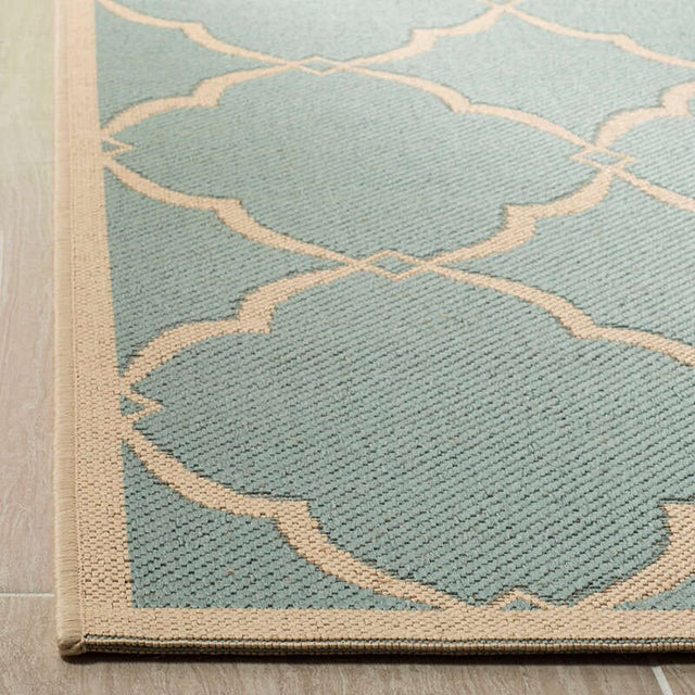 Safavieh Linden Lnd125K Aqua / Cream Rugs - Safavieh - lnd125k - 4