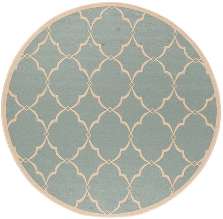 Safavieh Linden Lnd125K Aqua / Cream Rugs - Safavieh - lnd125k - 6r