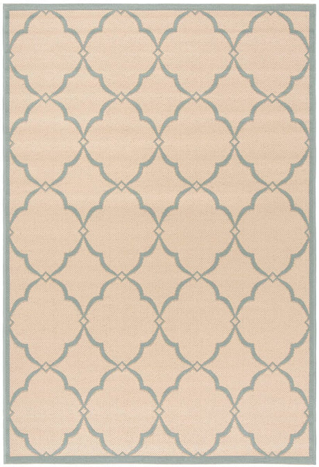 Safavieh Linden Lnd125L Cream / Aqua Rugs - Safavieh - lnd125l - 4