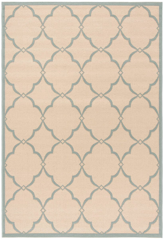 Safavieh Linden Lnd125L Cream / Aqua Rugs - Safavieh - lnd125l - 4
