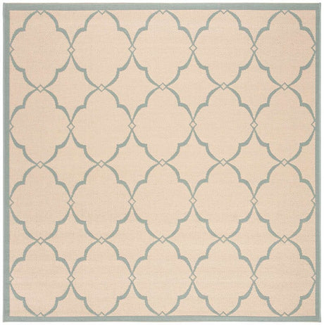 Safavieh Linden Lnd125L Cream / Aqua Rugs - Safavieh - lnd125l - 6sq