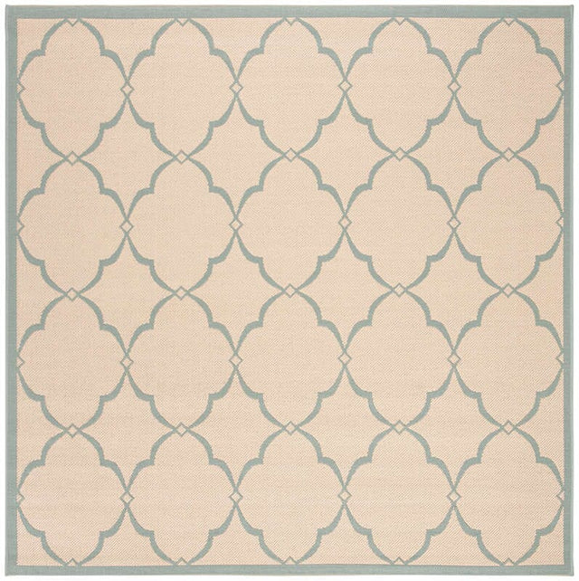 Safavieh Linden Lnd125L Cream / Aqua Rugs - Safavieh - lnd125l - 6sq