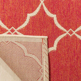 Safavieh Linden Lnd125Q Red / Creme Rugs - Safavieh - lnd125q - 4