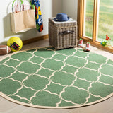 Safavieh Linden Lnd125Y Green / Creme Rugs - Safavieh - lnd125y - 6sq